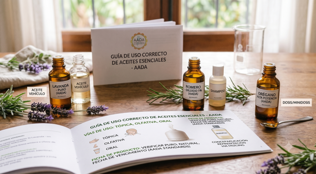 Uso correcto de Aceites Esenciales
